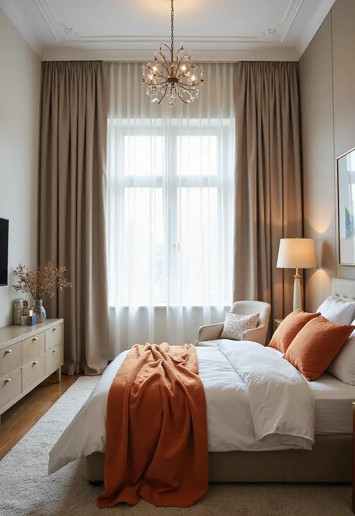 27 Bedroom Curtain Ideas Master Modern That Add Elegance and Privacy - 6. Neutral Tones for Timeless Appeal