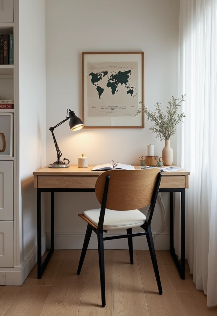 27 Corner Study Table Ideas Bedroom That Save Space Smartly - 13. Industrial Corner Table