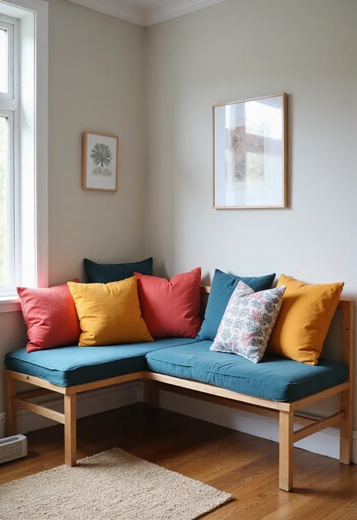 27 Corner Study Table Ideas Bedroom That Save Space Smartly - 8. Stylish Corner Bench Desk