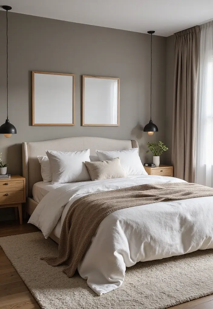 27 Main Bedroom Ideas Modern That Feel Spacious and Sleek - 24. Cozy Textiles