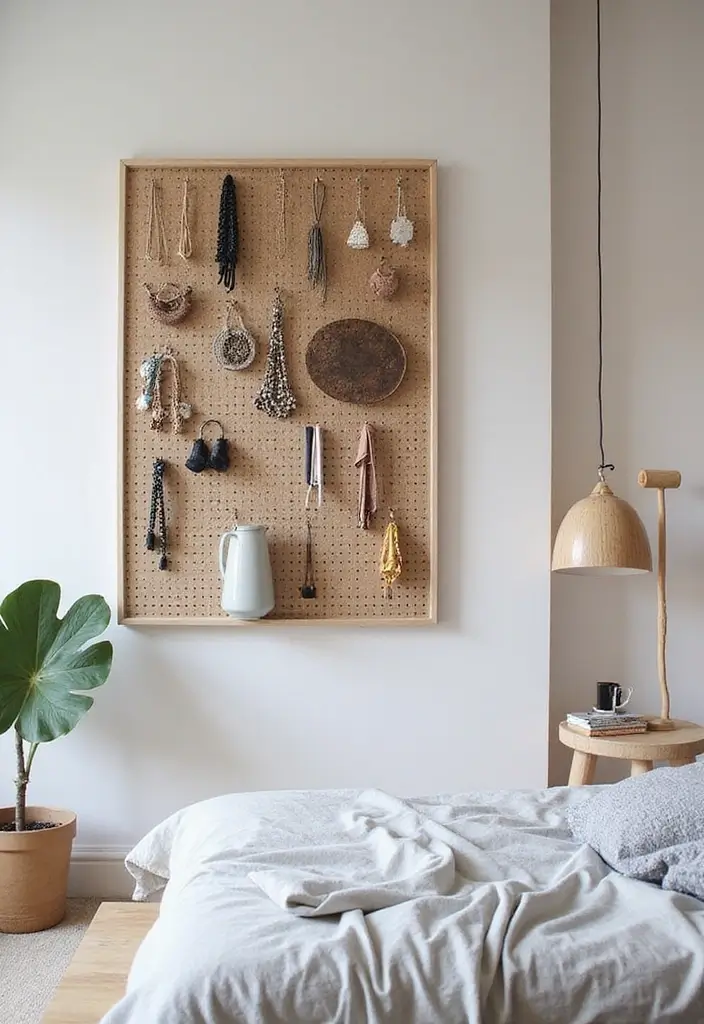 28 Girls Small Bedroom Ideas That Balance Style & Storage - 17. Stylish Pegboards