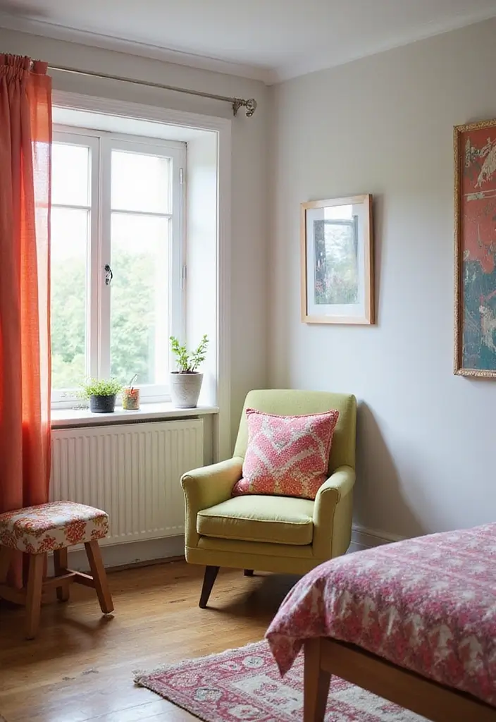 28 Girls Small Bedroom Ideas That Balance Style & Storage - 26. Fun Accent Chairs