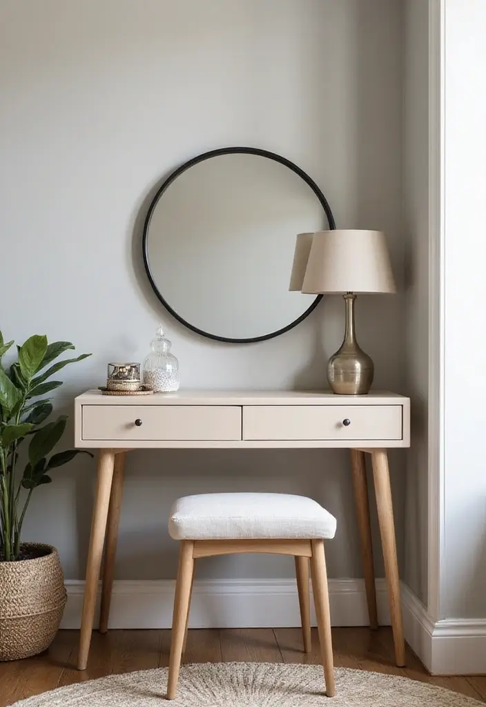 28 Vanity Ideas Bedroom Modern Luxury That Feel High-End & Sleek - 6. Chic Corner Vanities