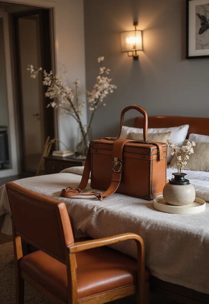 28 Vanity Ideas Bedroom Modern Luxury That Feel High-End & Sleek - 8. Textured Fabrics and Materials