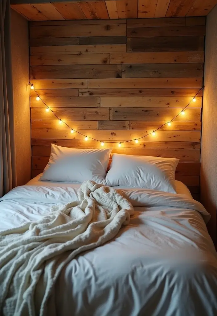 30 Bedroom Headboard Wall Ideas That Make a Bold Statement - 3. Wooden Pallet Headboard