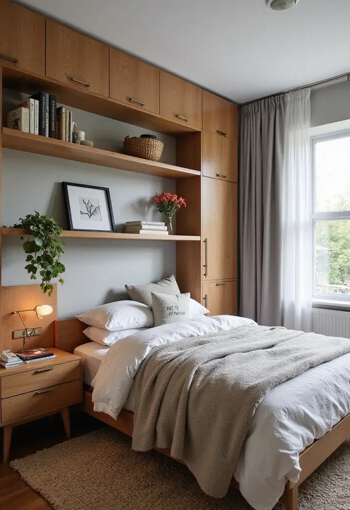 30 Bedroom Ideas for Small Spaces That Maximize Function & Style - 25. Utilize Ceiling Height