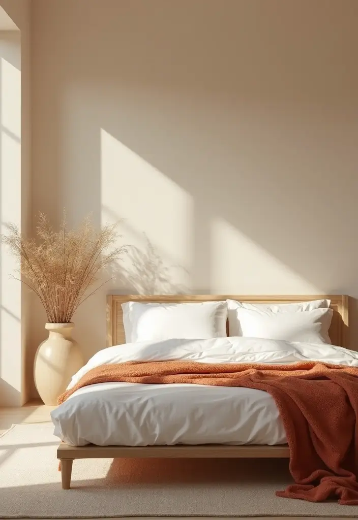 30 Brown Wall Bedroom Ideas That Bring Earthy Elegance - 2. Soft Beige Comfort