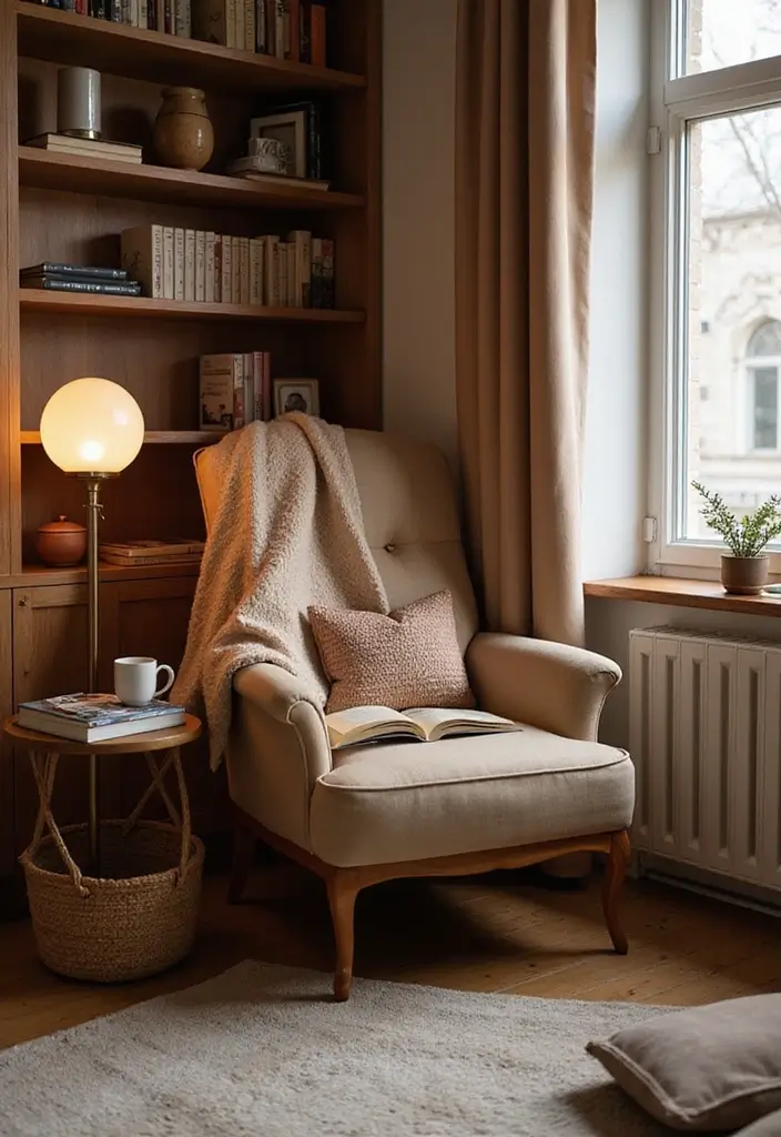 30 Corner of Bedroom Ideas That Turn Dead Space Into Magic - 1. Cozy Reading Nook