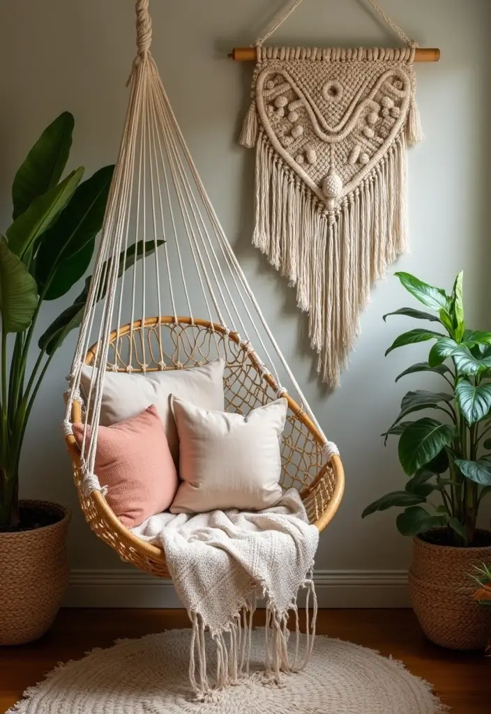 30 Corner of Bedroom Ideas That Turn Dead Space Into Magic - 10. Boho-Chic Corner