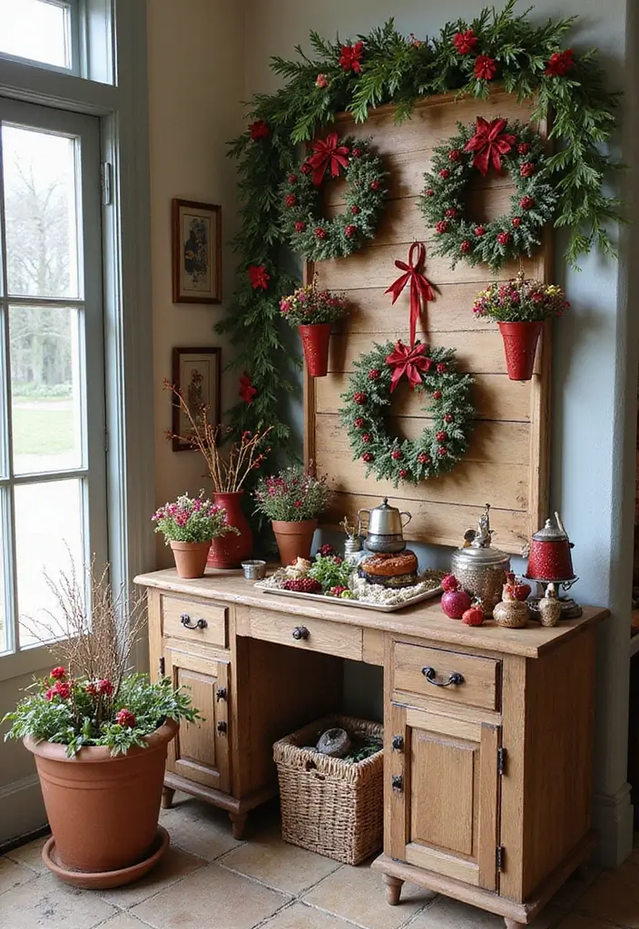 30 Corner of Bedroom Ideas That Turn Dead Space Into Magic - 20. Seasonal Decor Display