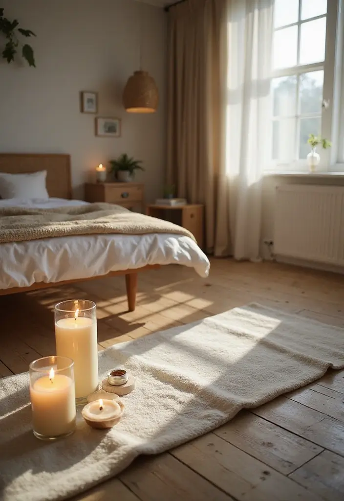 30 Corner of Bedroom Ideas That Turn Dead Space Into Magic - 8. Personal Meditation Space