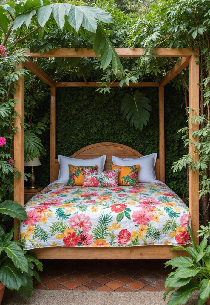 30 Four Poster Bedroom Ideas That Feel Regal & Dreamy - 11. Tropical Vibes