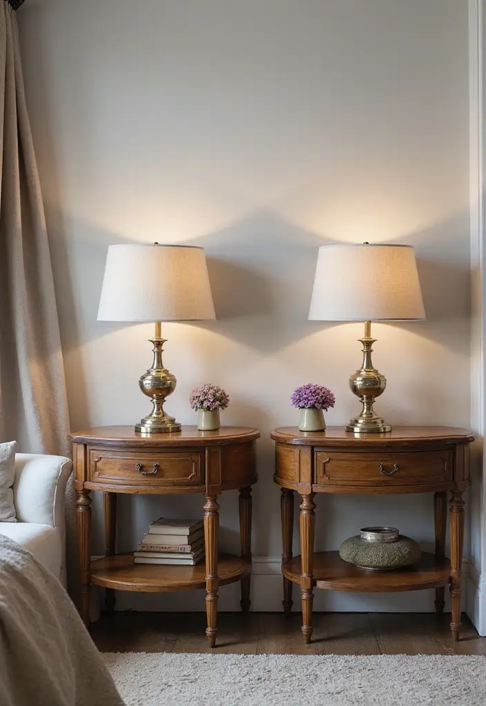 30 Luxury Bedroom Design Ideas That Exude Elegance & Class - 11. Stylish Bedside Tables