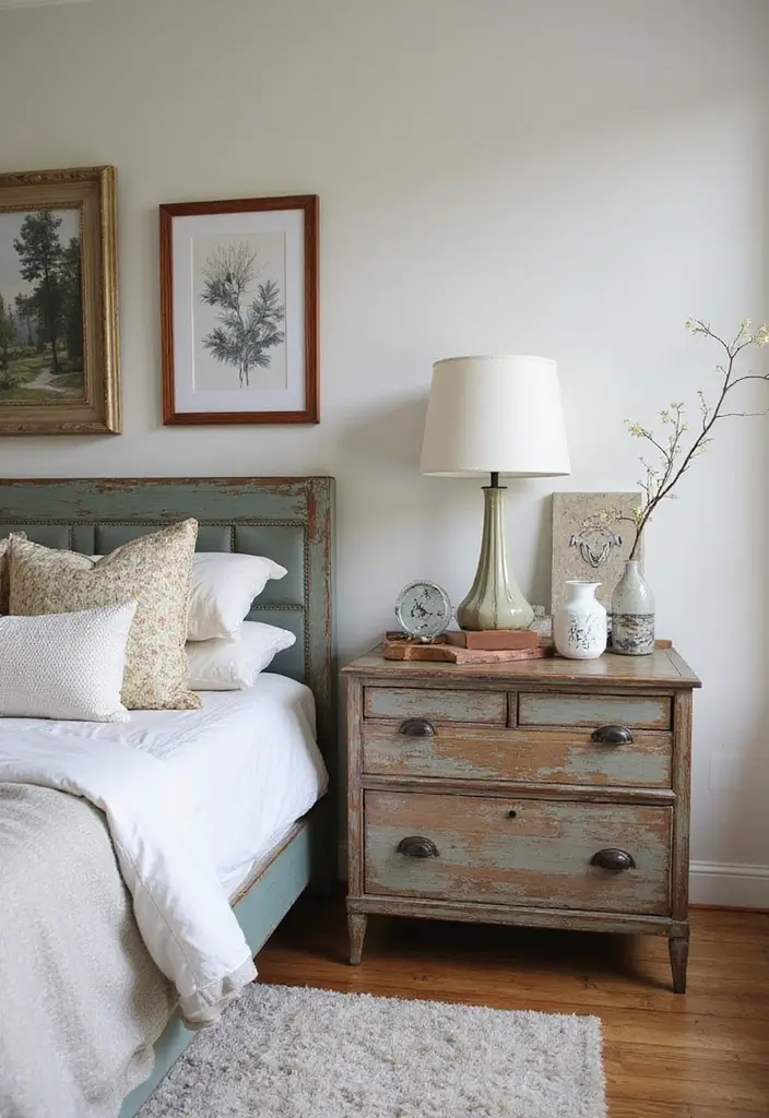 30 Luxury Bedroom Design Ideas That Exude Elegance & Class - 24. Upcycled Furniture