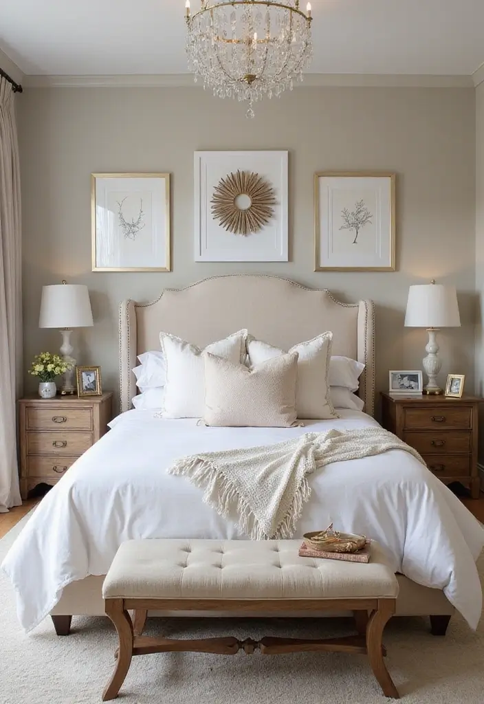 30 Luxury Bedroom Design Ideas That Exude Elegance & Class - 29. Personalized Decor
