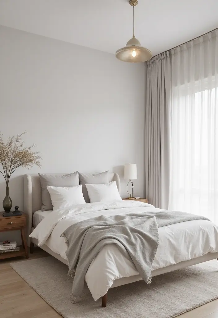 30 Luxury Bedroom Design Ideas That Exude Elegance & Class - 6. Minimalist Chic