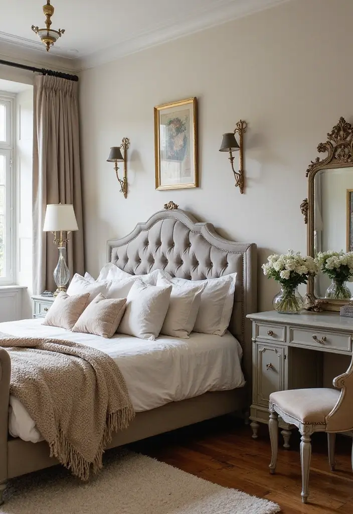 30 Modern Victorian Bedroom Ideas That Blend Old and New Perfectly - 4. Vintage Furniture Finds