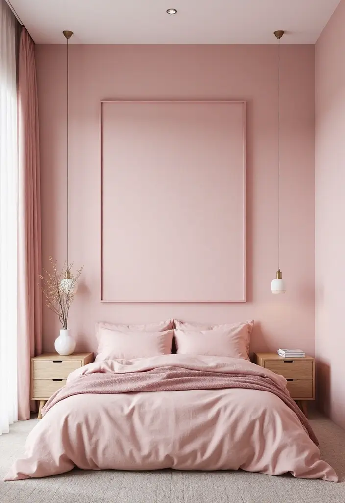 30 Pink Bedroom Ideas for Kids That Are Adorable and Playful - 3. Modern Minimalist Pink