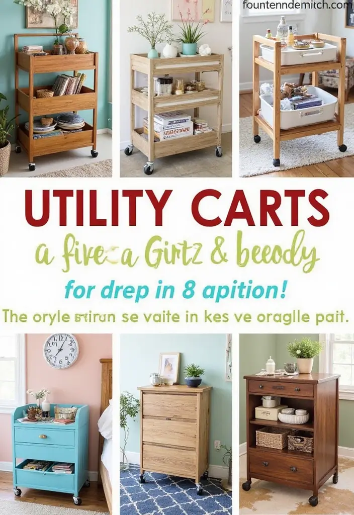 30 Utility Cart Ideas Bedroom That Keep Things Tidy & Mobile - Conclusion