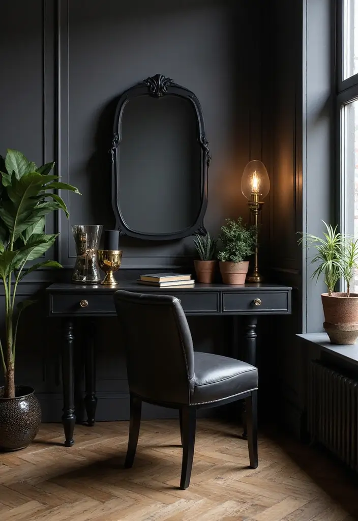 30 Vanity Ideas Bedroom Black That Add Bold Glamour - Conclusion