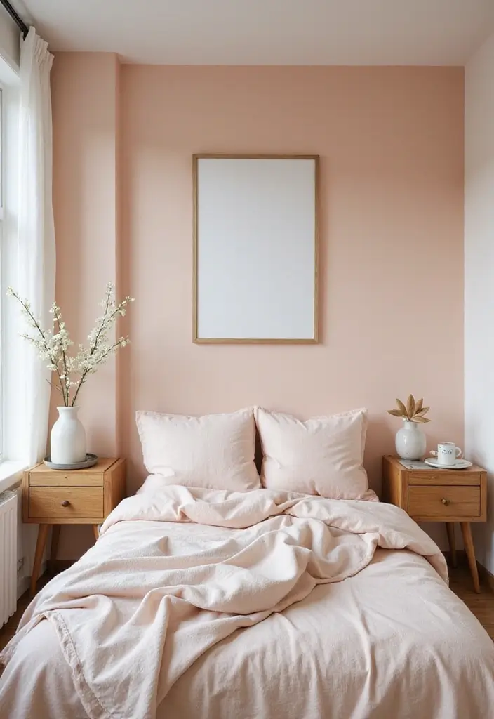25 Aesthetic Small Bedroom Ideas That Look Bigger Instantly - 1. Light Colors for an Open Feel