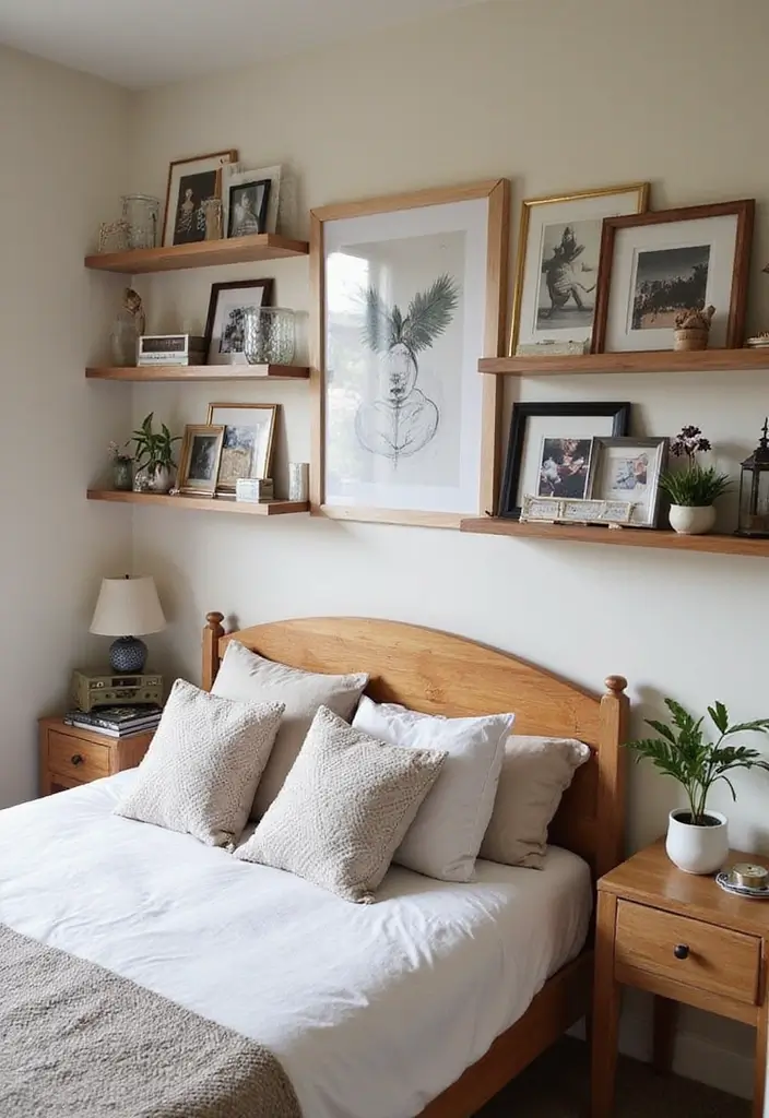 25 Aesthetic Small Bedroom Ideas That Look Bigger Instantly - 23. Personalized Decor Elements