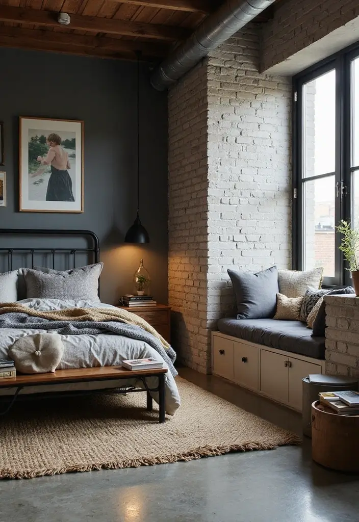 25 Big Boys Bedroom Ideas That Look Grown-Up but Still Fun - 1. Industrial Loft Vibes