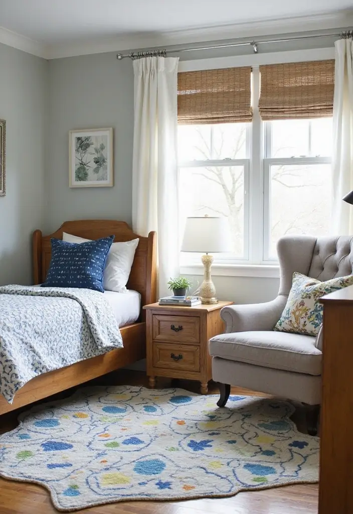 25 Big Boys Bedroom Ideas That Look Grown-Up but Still Fun - 17. Playful Accent Rugs