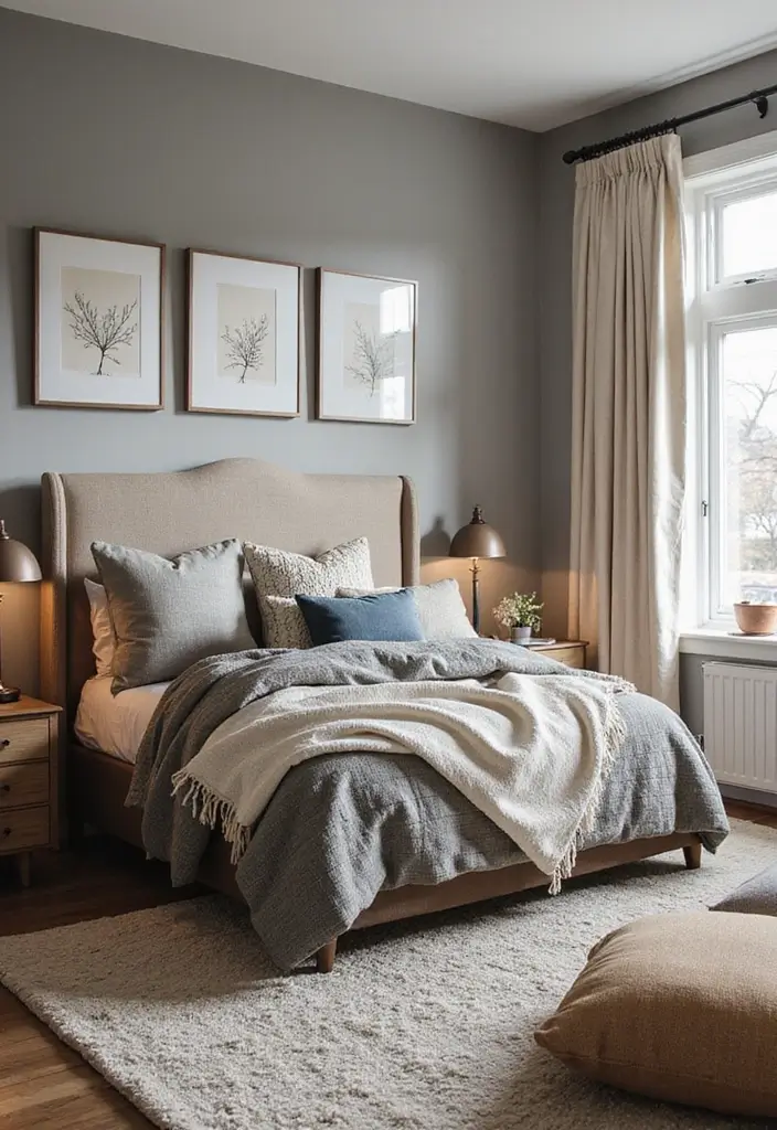 25 Big Boys Bedroom Ideas That Look Grown-Up but Still Fun - 24. Layered Textures
