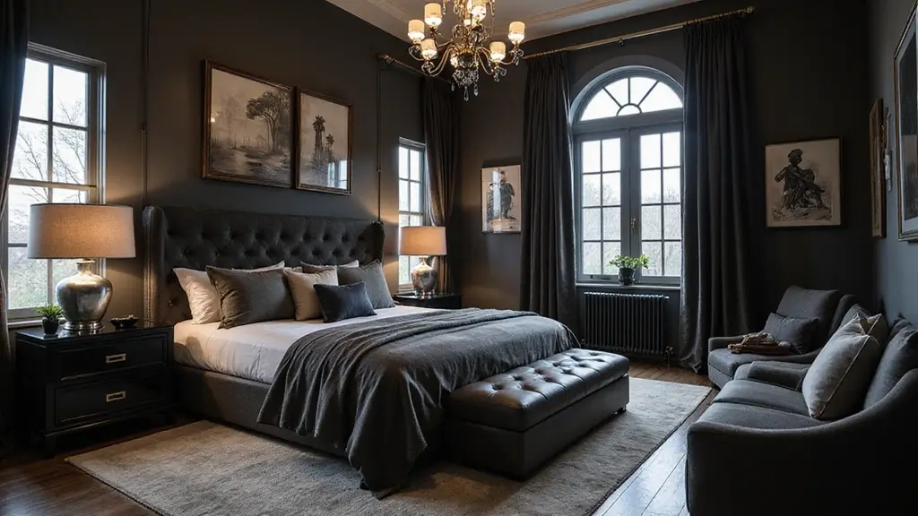 25 Black and Silver Bedroom Ideas That Feel Glamorous & Modern