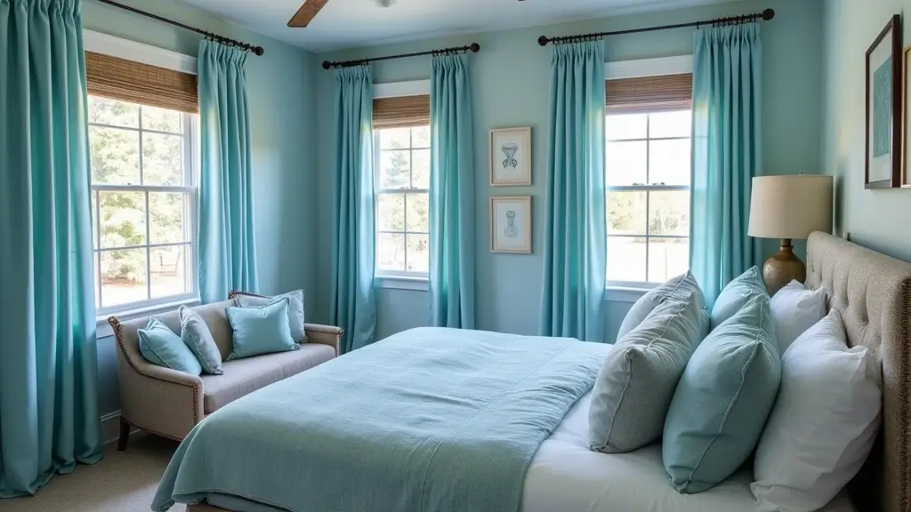 25 Blue Curtains Bedroom Ideas That Pull the Room Together