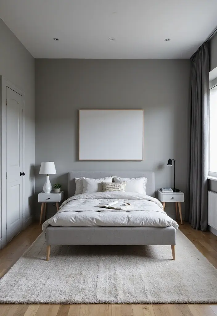 25 Boys Grey Bedroom Ideas That Feel Grown-Up and Cool - 16. Contemporary Minimalism