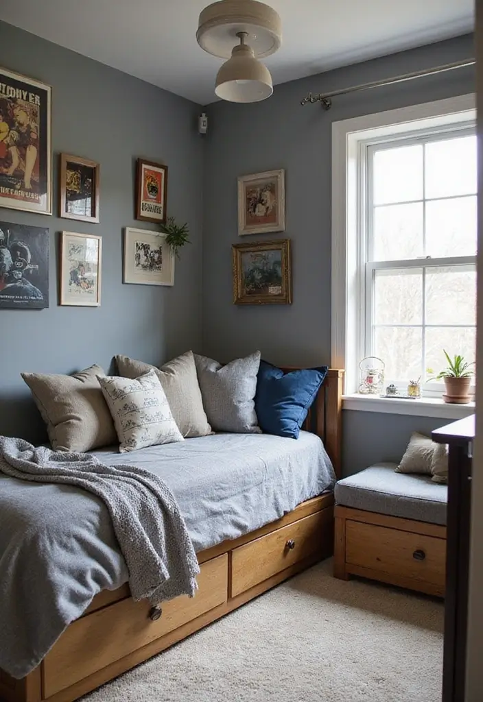 25 Boys Grey Bedroom Ideas That Feel Grown-Up and Cool - 20. Personalized Retreat
