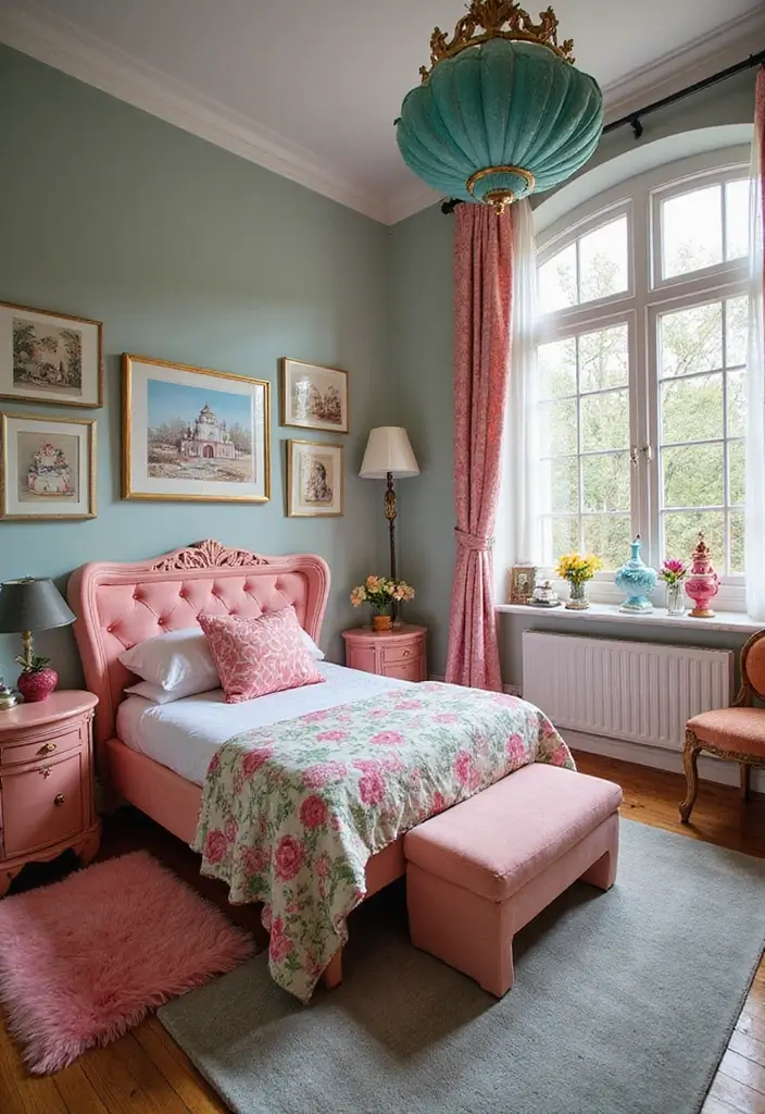 25 Disney Bedroom Ideas for Adults Who Never Stopped Dreaming - 5. Whimsical Alice in Wonderland Elements