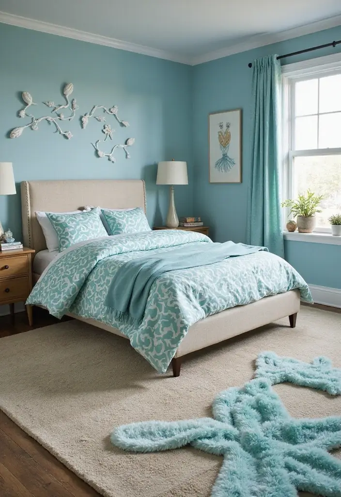 25 Kids Room Ideas for Girls Bedroom That Feel Magical - 5. Under the Sea Dreamland