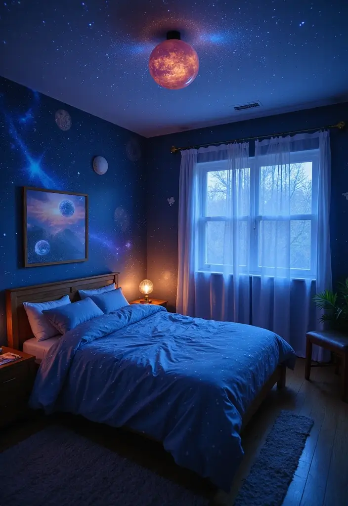 25 Kids Room Ideas for Girls Bedroom That Feel Magical - 6. Celestial Dreams
