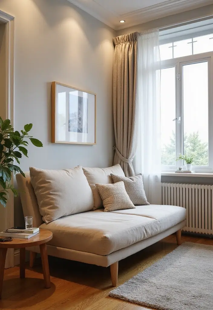 25 King Size Bed in Small Bedroom Ideas That Actually Work - 20. Futon or Sofa Beds