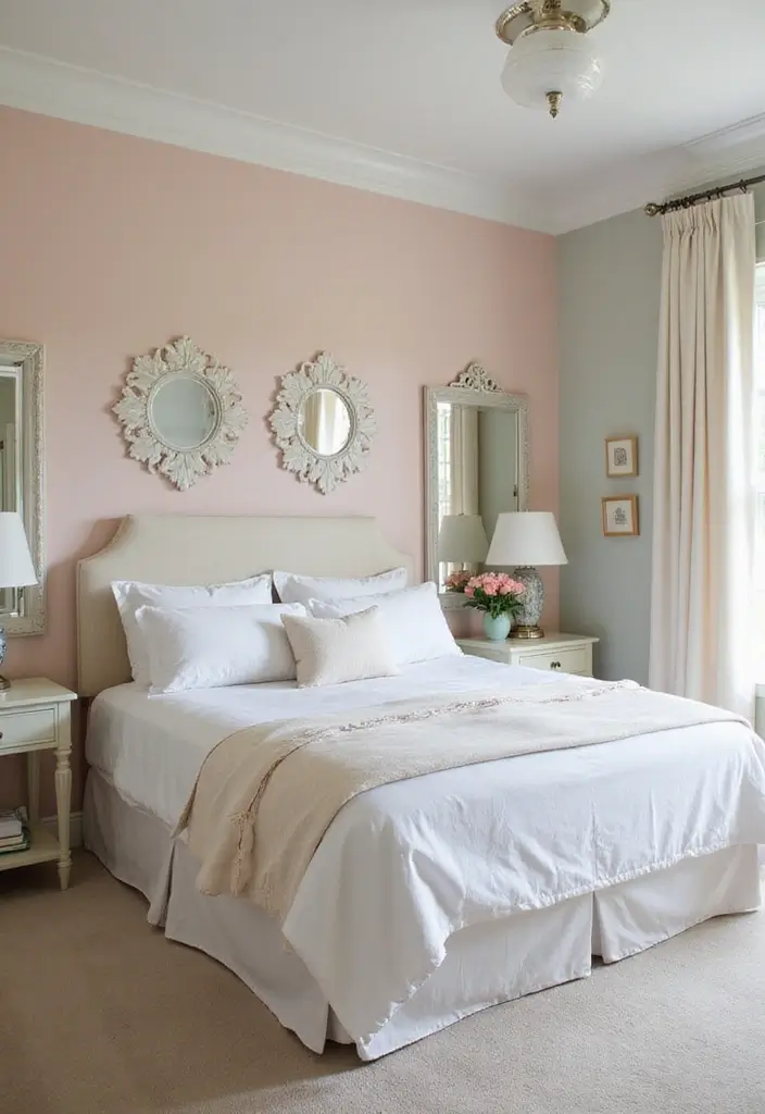 25 King Size Bed in Small Bedroom Ideas That Actually Work - 3. Go for Light Colors