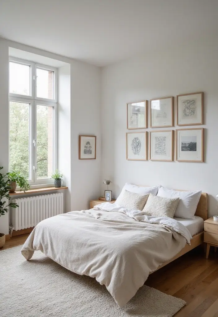 25 One Window Bedroom Ideas That Maximize Light & Style - 1. Light-Colored Walls