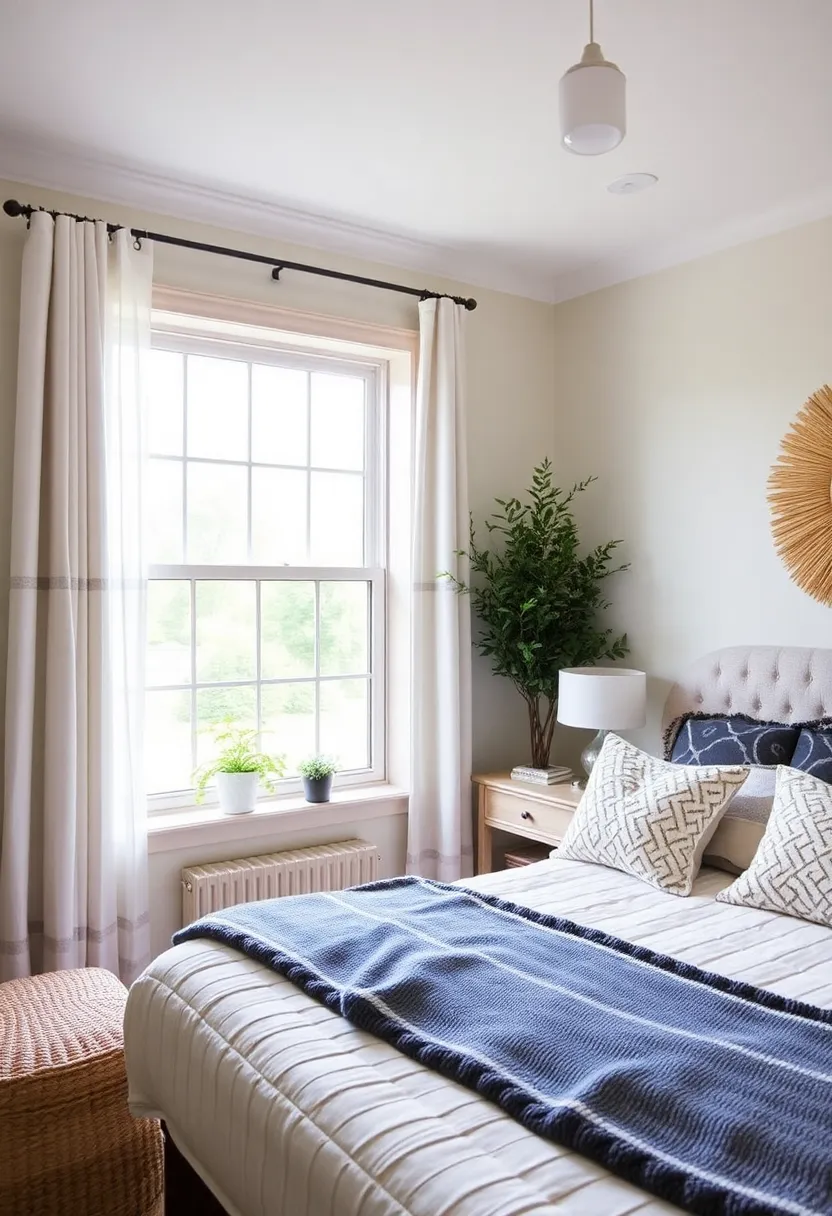 25 One Window Bedroom Ideas That Maximize Light & Style - 24. Seasonal Decor Changes