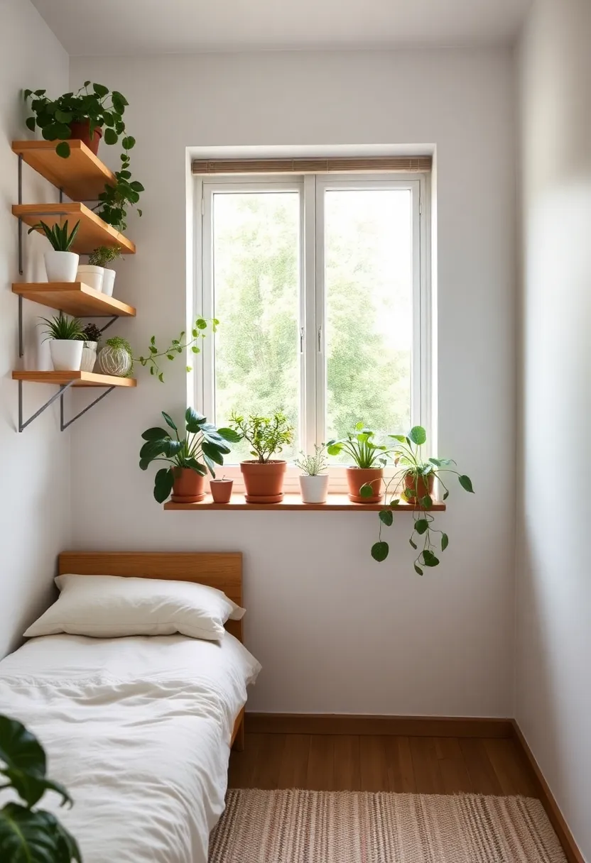 25 One Window Bedroom Ideas That Maximize Light & Style - 9. Natural Elements