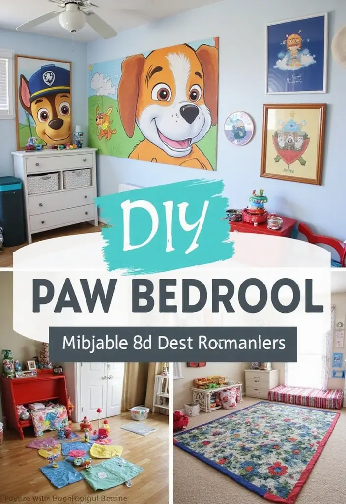 25 Paw Patrol Bedroom Ideas for Boys That Are Paw-some! - 12. DIY Paw Patrol Projects