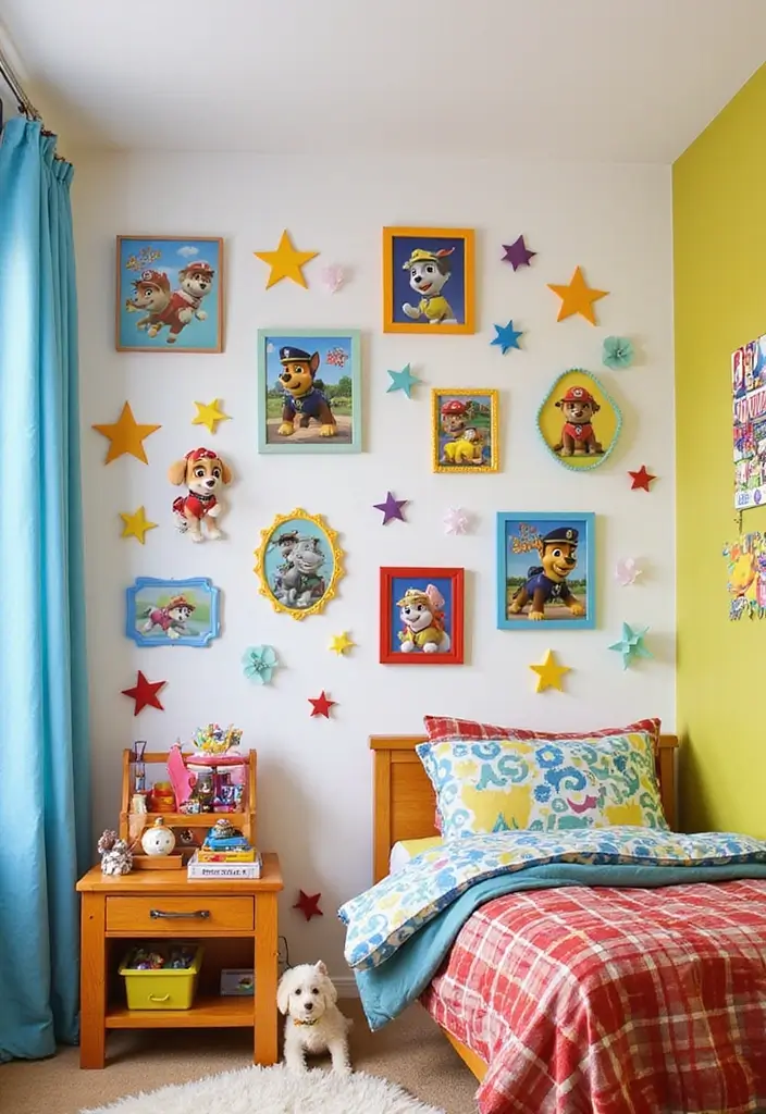 25 Paw Patrol Bedroom Ideas for Boys That Are Paw-some! - 2. Paw Patrol Wall Art