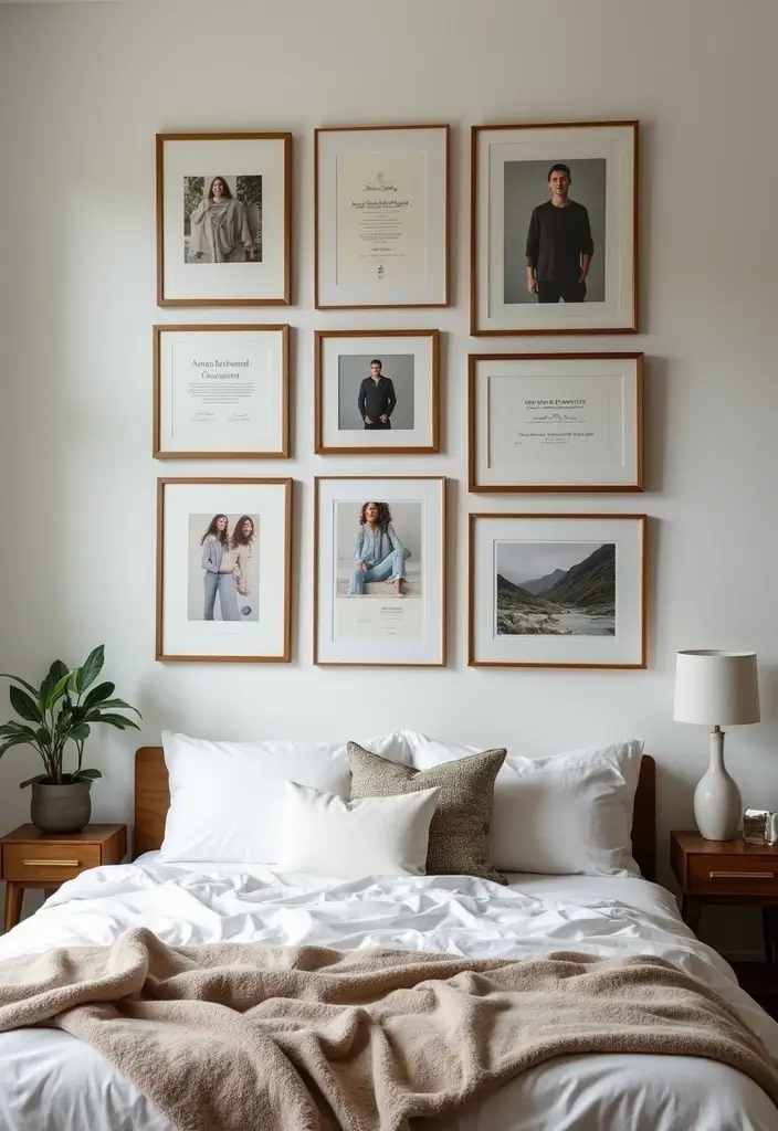 25 Room Ideas for Teenagers Bedroom That Mix Trend & Personality - 12. Personalized Gallery of Achievements