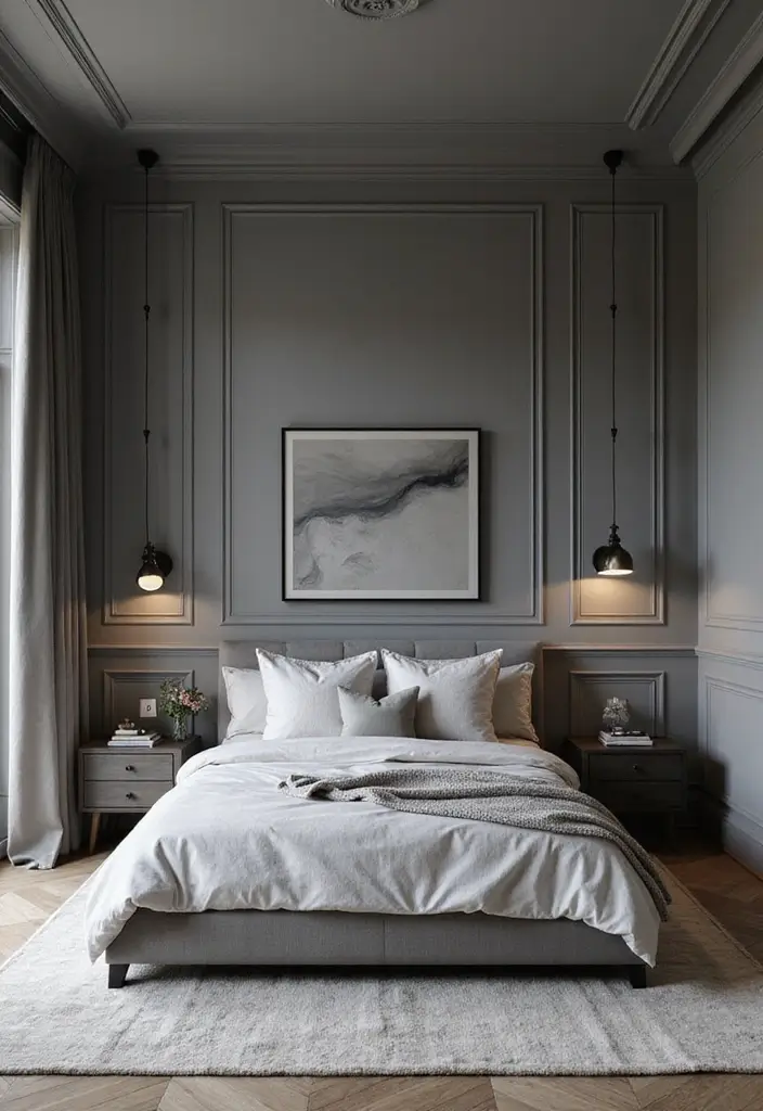 25 Room Ideas for Teenagers Bedroom That Mix Trend & Personality - 18. Sophisticated Monochrome Style