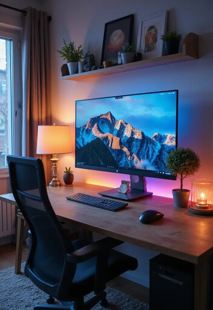 25 Room Ideas for Teenagers Bedroom That Mix Trend & Personality - 7. Tech-Savvy Study Space