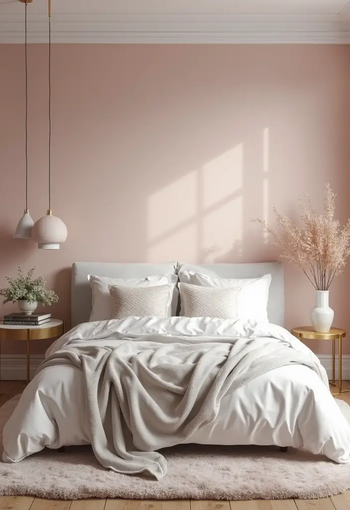 25 Room Painting Ideas Bedroom Aesthetic That Feel Calm & Trendy - 19. Soft Blush