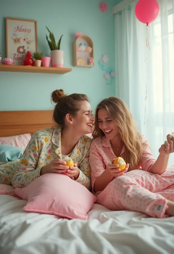 25 Spicy Couples Photoshoot Ideas in Bedroom That Turn Up the Heat - 2. Playful Pajama Party