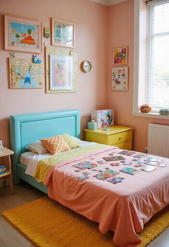 25 Toca Boca House Ideas Free Bedroom That Are Cute & Creative - 18. Toca Boca Puzzle Area