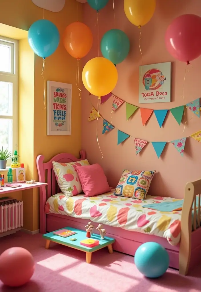 25 Toca Boca House Ideas Free Bedroom That Are Cute & Creative - 25. Toca Boca Themed Party Setup
